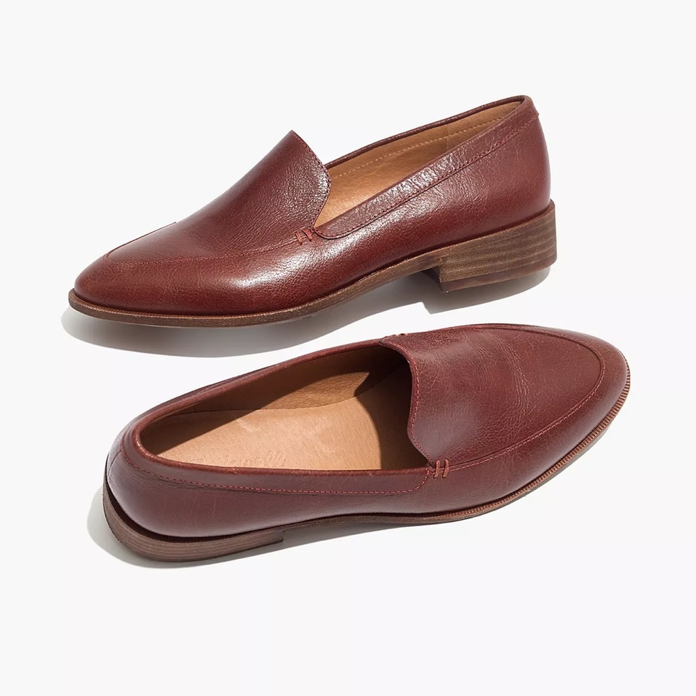 Madewell Frances Loafer in Burnished Mahogany